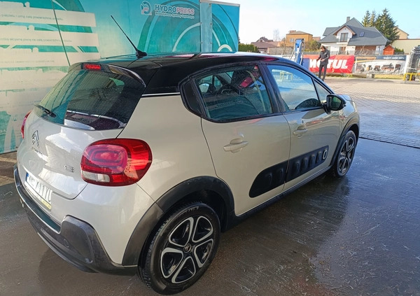 Citroen C3 cena 48000 przebieg: 97000, rok produkcji 2019 z Chełm małe 742